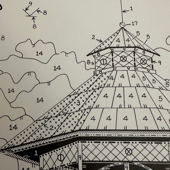 Vintage Sunset Stitchery Crewel Kit Summer In The Park 1979 - Picture 12 of 15